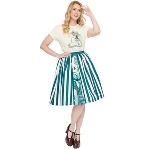 Unique Vintage Jack Skellington Nightmare Christmas Full Skirt NWT Medium 6-8